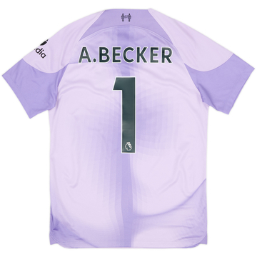 2022-23 Liverpool GK S/S Shirt A.Becker #1 - 9/10 - (S)