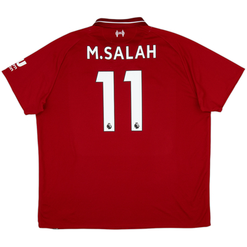 2018-19 Liverpool Home Shirt M.Salah #11 - 6/10 - (XXL)