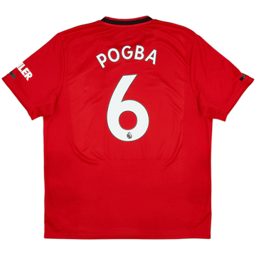 2019-20 Manchester United Home Shirt Pogba #6 - 8/10 - (XL)