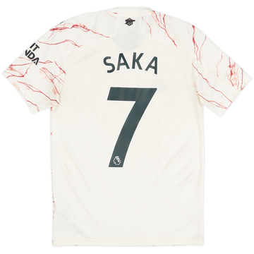 2020-21 Arsenal Away Shirt Saka #7 - 7/10 - (XS)