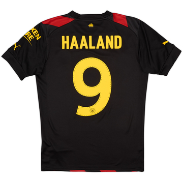 2022-23 Manchester City Away Shirt Haaland #9 - 9/10 - (S)