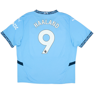 2024-25 Manchester City Home Shirt Haaland #9 - 9/10 - (XXL)