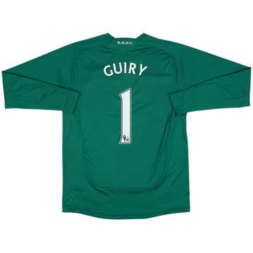 2009-10 Blackburn GK Shirt Guiry #1 - 8/10 - (M)