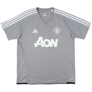 2017-18 Manchester United adizero Training Shirt - 9/10 - (XL)