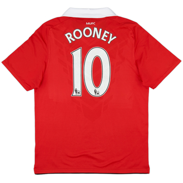 2010-11 Manchester United Home Shirt Rooney #10 - 6/10 - (M)
