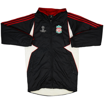2007-08 Liverpool CL adidas Padded Bench Coat - 7/10 - (S)