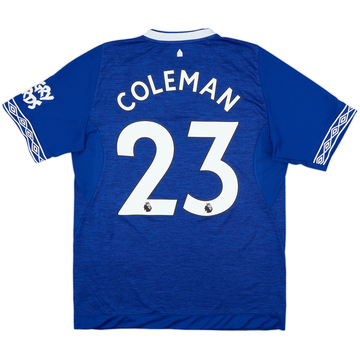 2018-19 Everton Home Shirt Coleman #23 - 9/10 - (L)