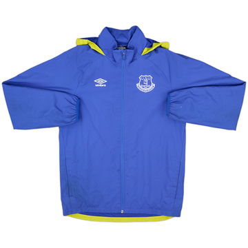 2015-16 Everton Umbro Hooded Track Jacket - 6/10 - (L.Boys)