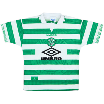 1997-99 Celtic Home Shirt - 6/10 - (M.Boys)