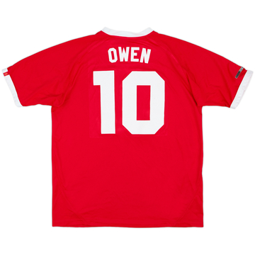 2001-03 Liverpool CL Shirt Owen #10 - 8/10 - (M)