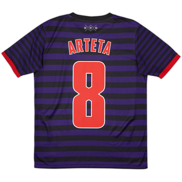 2012-13 Arsenal Away Shirt Arteta #8 - 8/10 - (XL.Boys)