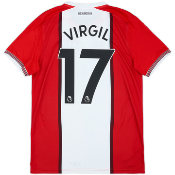 2017-18 Southampton Home Shirt Virgil #17 - 9/10 - (XL.Boys)
