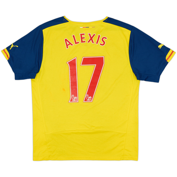 Camiseta de visitante del Arsenal 2014-15 Alexis #17 - 4/10 - (M)
