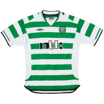 2001-03 Celtic Home Shirt - 5/10 - (L.Boys)