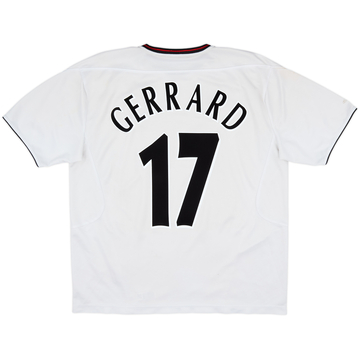 2003-04 Liverpool Away Shirt Gerrard #17 - 5/10 - (L)