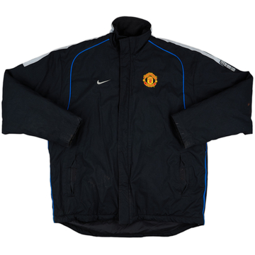 2002-03 Manchester United Nike Padded Bench Coat - 7/10 - (M)