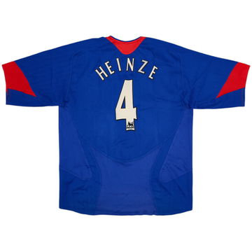 2005-06 Manchester United Away Shirt Heinze #4 - 6/10 - (L)