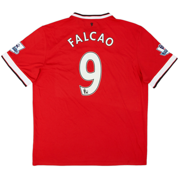 2014-15 Manchester United Home Shirt Falcao #9 - 8/10 - (XL)
