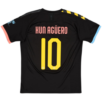 Camiseta de visitante del Manchester City 2019-20 Kun Aguero #10 - 9/10 - (M)