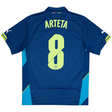 2014-15 Arsenal Camiseta Tercera Arteta #8 - 7/10 - (M)