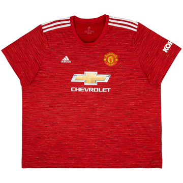 2020-21 Manchester United Home Shirt - 7/10 - (4XL)