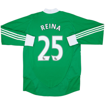 2008-09 Liverpool Player Issue GK Shirt Reina #25 - 6/10 - (M)