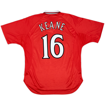 1999-00 Manchester United 'CL Winners' Shirt Keane #16 - 8/10 - (XL)