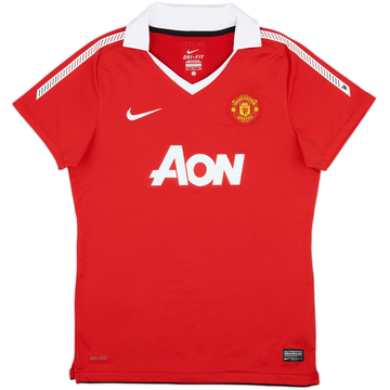 2010-11 Manchester United Home Shirt - 9/10 - (Women's S)