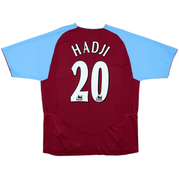 2003-04 Aston Villa Home Shirt Hadji #20 - 8/10 - (M)