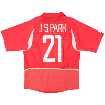 2002-03 South Korea Home Shirt J.S.Park #21 - 5/10 - (M)