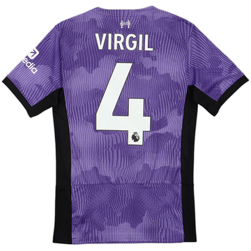 2023-24 Liverpool Third Shirt Virgil #4 - 9/10 - (XS)