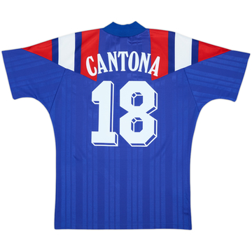 1992-94 France Home Shirt Cantona #18 - 9/10 - (M)