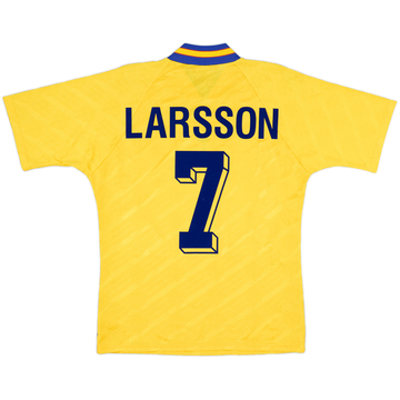 1994-96 Sweden Home Shirt Larsson #7 - 10/10 - (M)