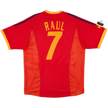 2002-04 Spain Home Shirt Raul #7 - 6/10 - (L)