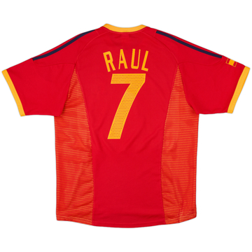 2002-04 Spain Home Shirt Raul #7 - 6/10 - (L)
