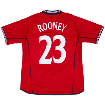 2002-04 England Away Shirt Rooney #23 - 7/10 - (L)