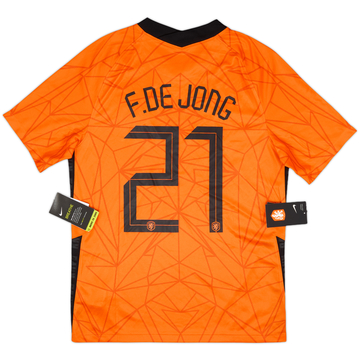 2020-21 Netherlands Home Shirt F. De Jong #21 (M)