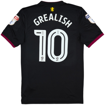 2017-18 Aston Villa Away Shirt Grealish #10 - 8/10 - (S)