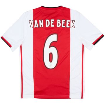 2019-20 Ajax Home Shirt Van De Beek #6 - 10/10 - (XL.Boys)