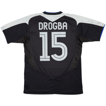 2004-05 Chelsea Away Shirt Drogba #15 - 7/10 - (M)