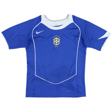 2004-06 Brazil Away Shirt - 6/10 - (M.Boys)