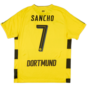 2017-18 Borussia Dortmund Home Shirt Sancho #7 - 6/10 - (L)