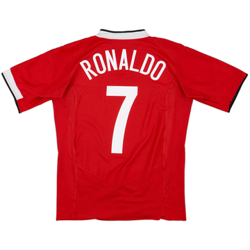 2004-06 Manchester United Home Shirt Ronaldo #7 - 6/10 - (S)