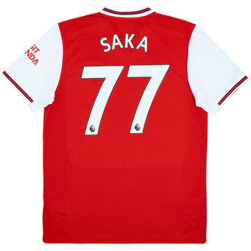 2019-20 Arsenal Home Shirt Saka #77 (L)