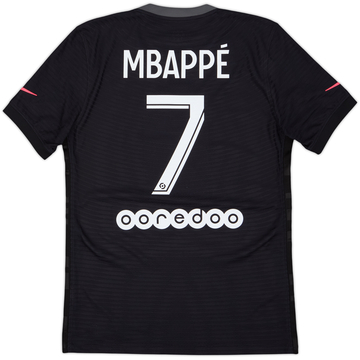 2021-22 Paris Saint-Germain Authentic Third Shirt Mbappe #7 - 10/10 - (S)