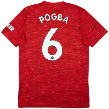 2020-21 Manchester United Home Shirt Pogba #6 - 9/10 - (M)