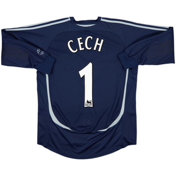 2006-08 Chelsea GK Shirt Cech #1 - 8/10 - (M)