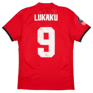 2017-18 Manchester United Home Shirt Lukaku #9 - 5/10 - (S)