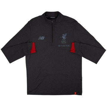 2017-18 Liverpool New Balance 1/4 Zip Drill Top - 6/10 - (L)