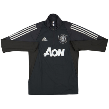 2019-20 Manchester United adidas 1/4 Zip Drill Top - 9/10 - (S)